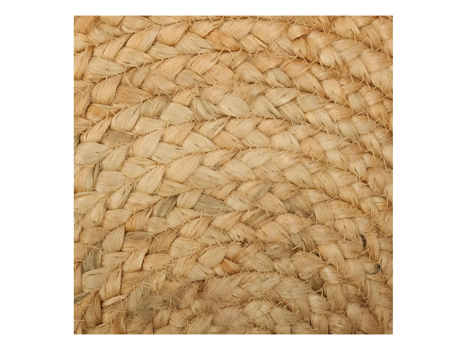 Tapis rond jute ajouré diamètre 80 cm Atmosphera