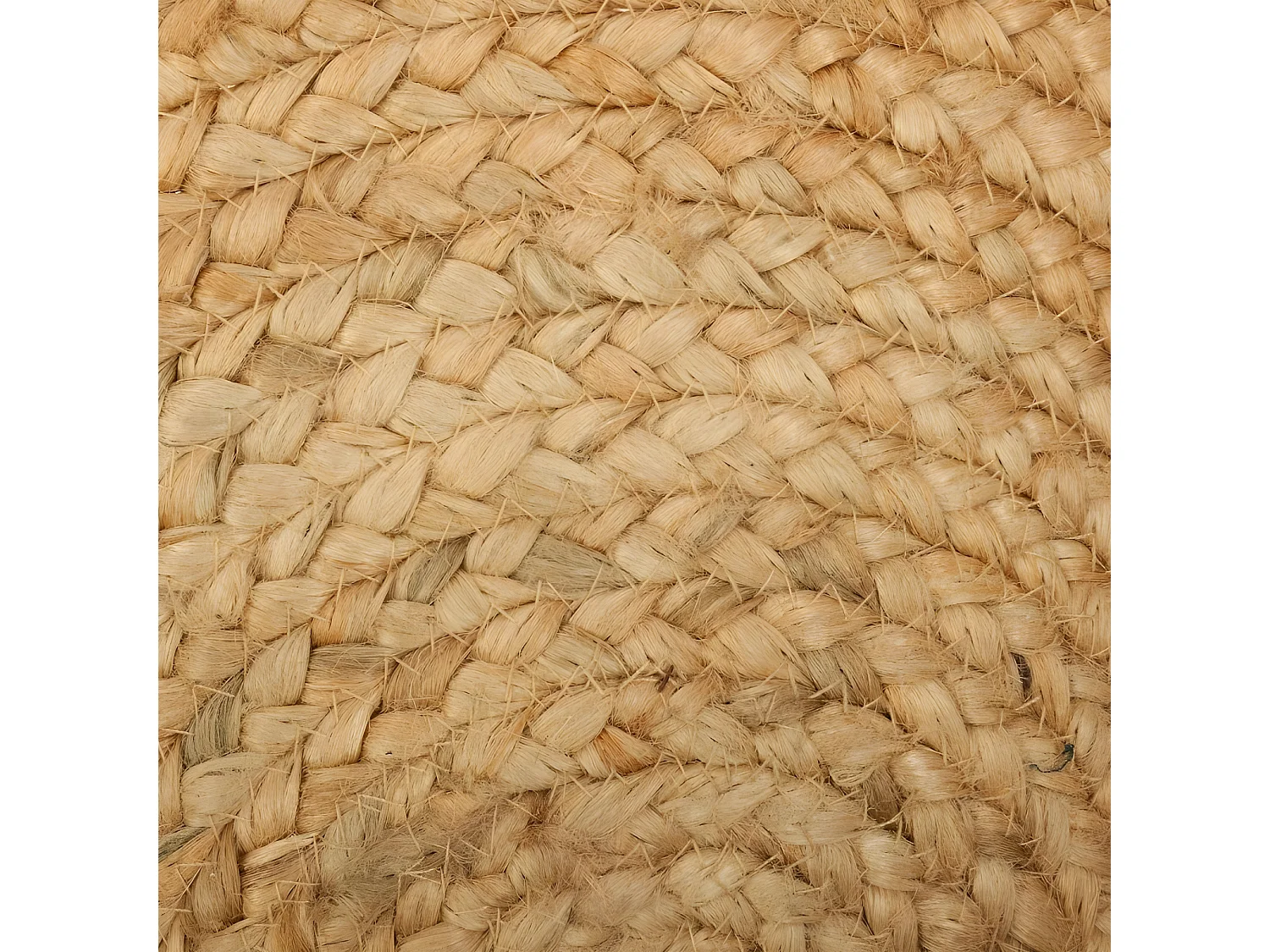 Tapis rond jute ajouré diamètre 80 cm Atmosphera