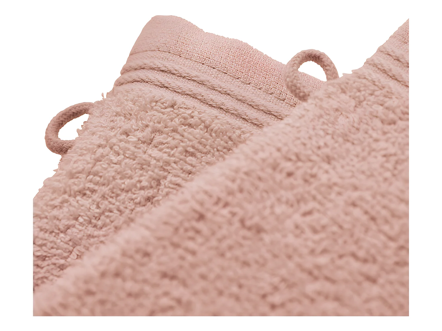 Lot de 2 gants de toilette éponge "Spa" 15 x 21 cm / 400 gr/m² - Couleur: "Spa" Blush