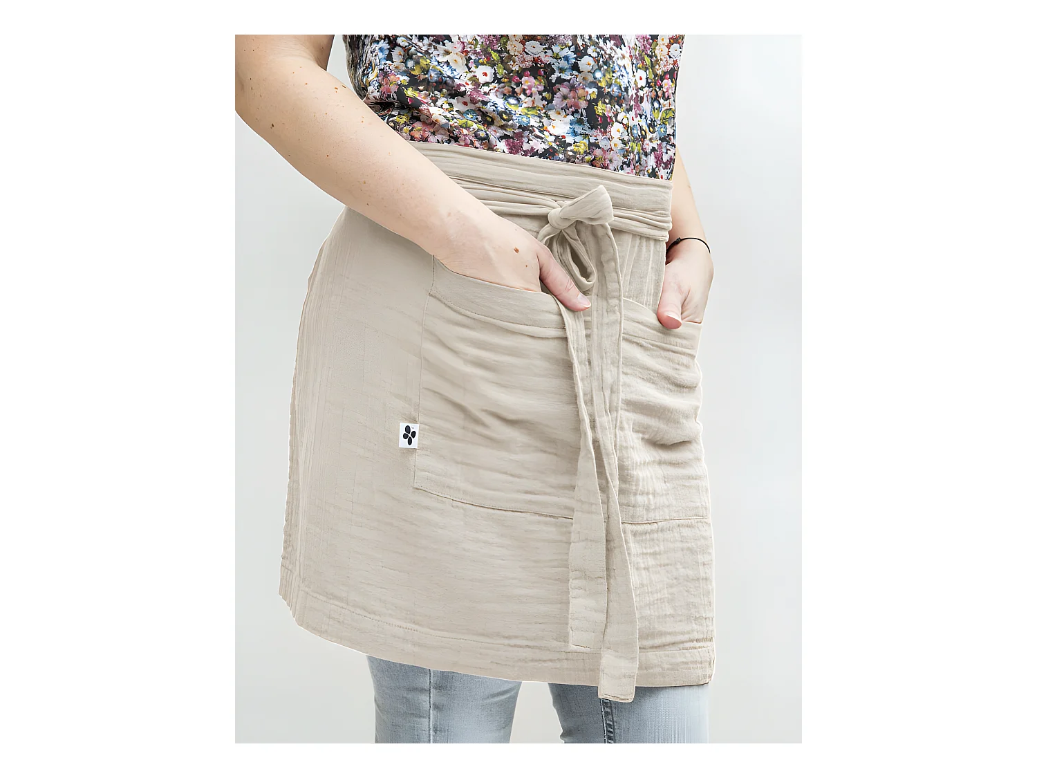 Tablier de Chef "Gaïa" 45 x 80 cm "Gaze de Coton"