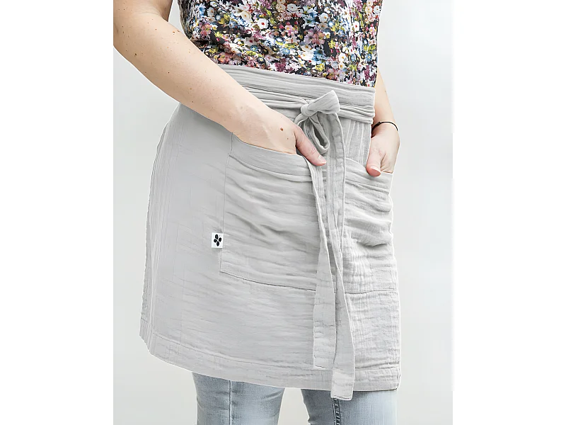 Tablier de Chef "Gaïa" 45 x 80 cm "Gaze de Coton"