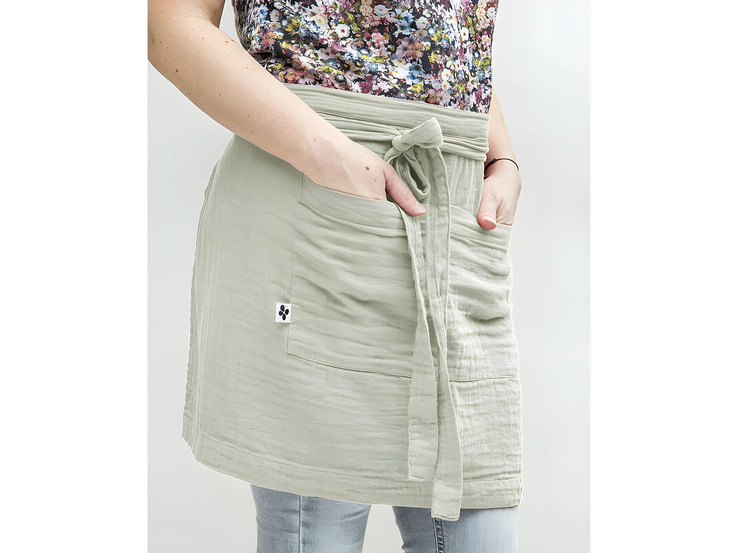 Tablier de Chef "Gaïa" 45 x 80 cm "Gaze de Coton"