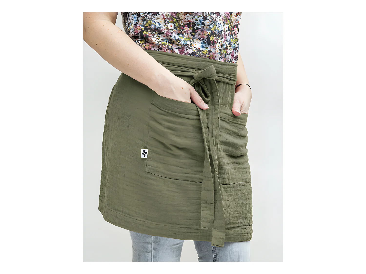 Tablier de Chef "Gaïa" 45 x 80 cm "Gaze de Coton"