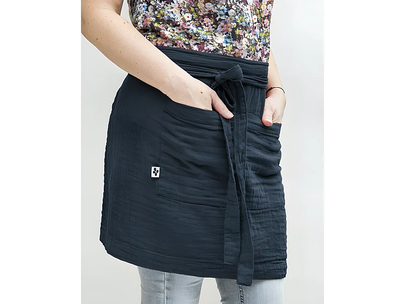 Tablier de Chef "Gaïa" 45 x 80 cm "Gaze de Coton"