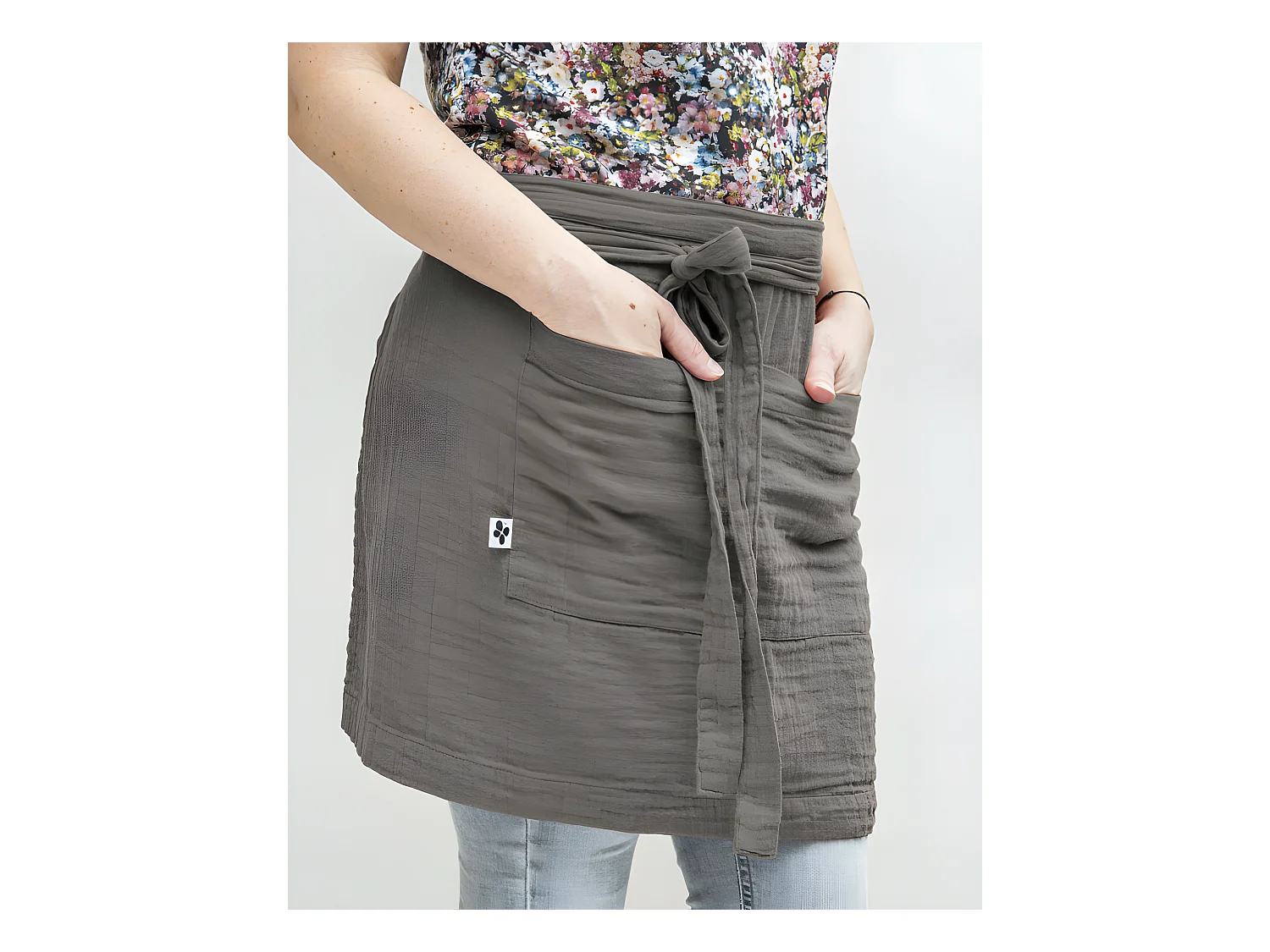 Tablier de Chef "Gaïa" 45 x 80 cm "Gaze de Coton"