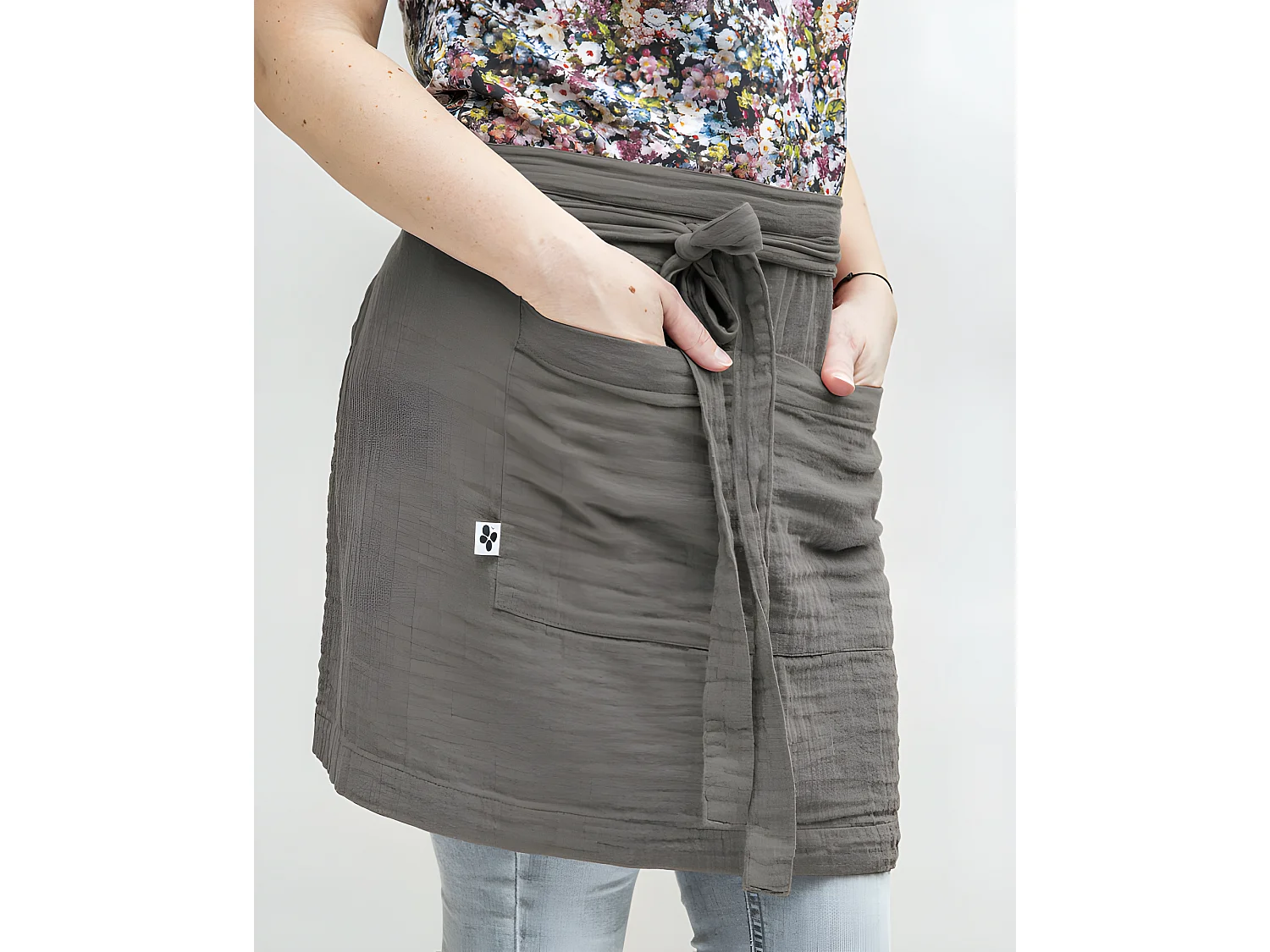 Tablier de Chef "Gaïa" 45 x 80 cm "Gaze de Coton"