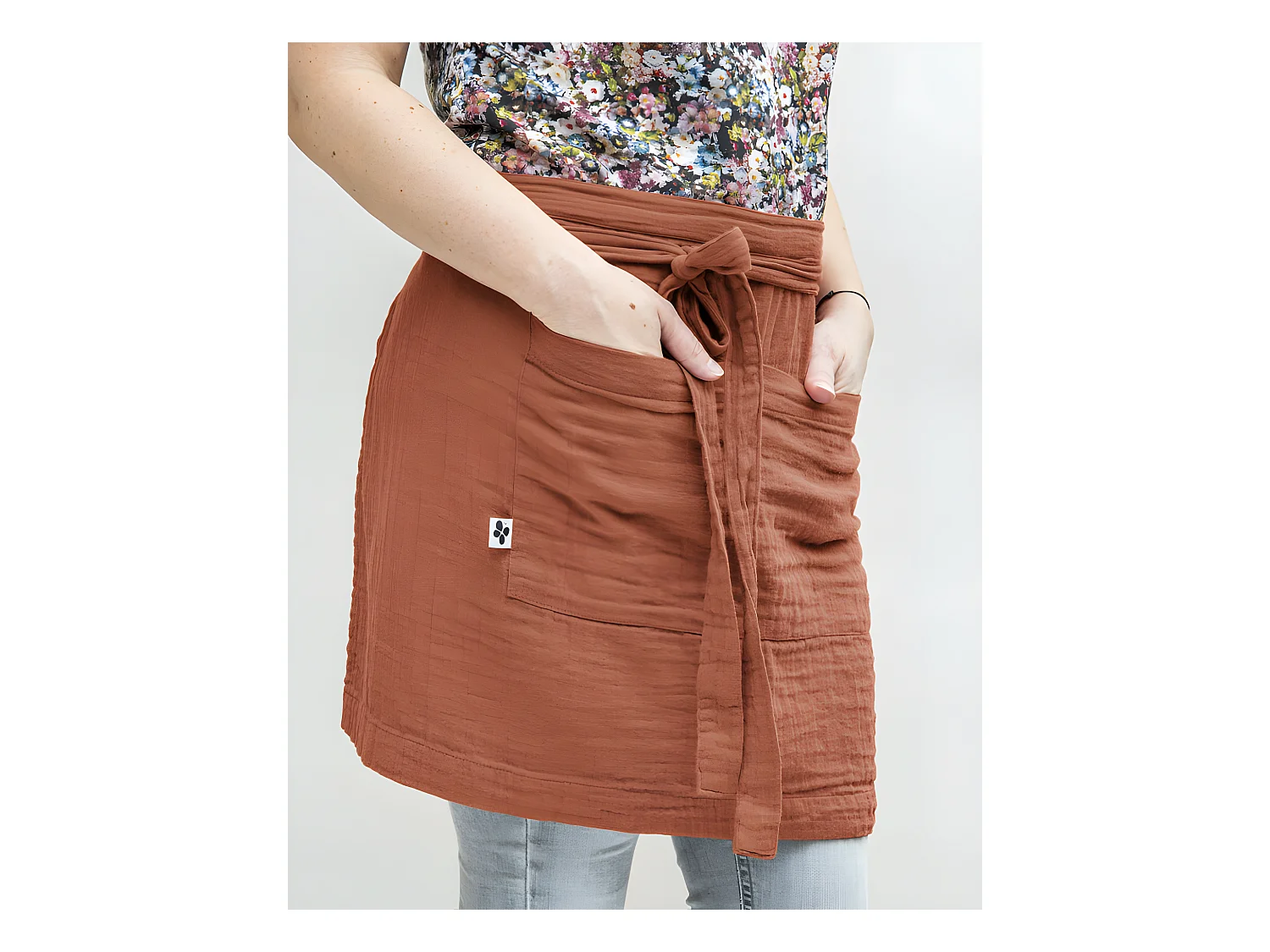 Tablier de Chef "Gaïa" 45 x 80 cm "Gaze de Coton"