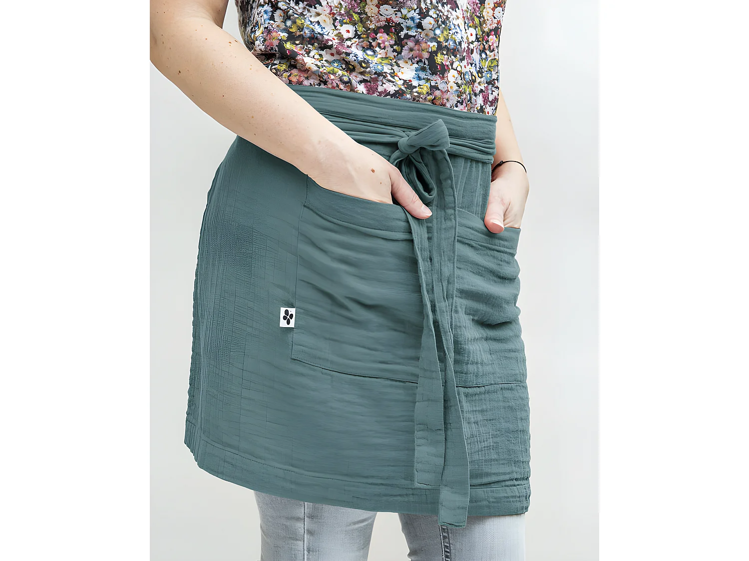 Tablier de Chef "Gaïa" 45 x 80 cm "Gaze de Coton"