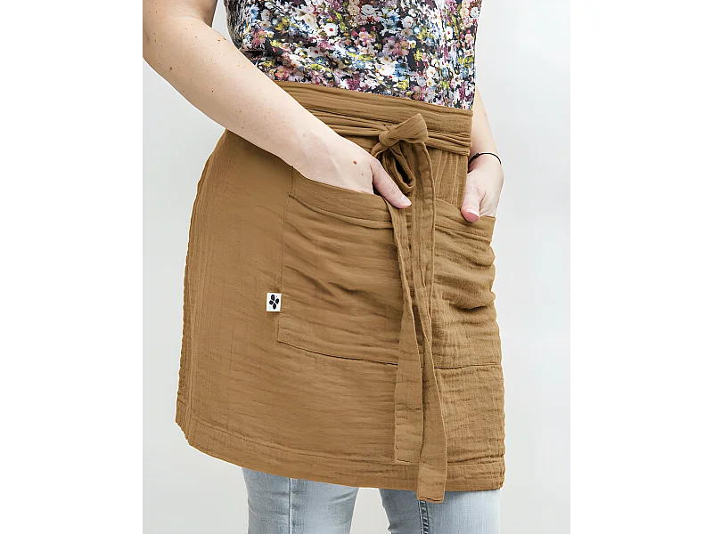 Tablier de Chef "Gaïa" 45 x 80 cm "Gaze de Coton"