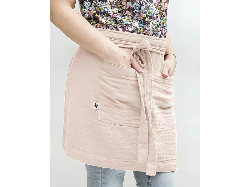 Tablier de Chef "Gaïa" 45 x 80 cm "Gaze de Coton"