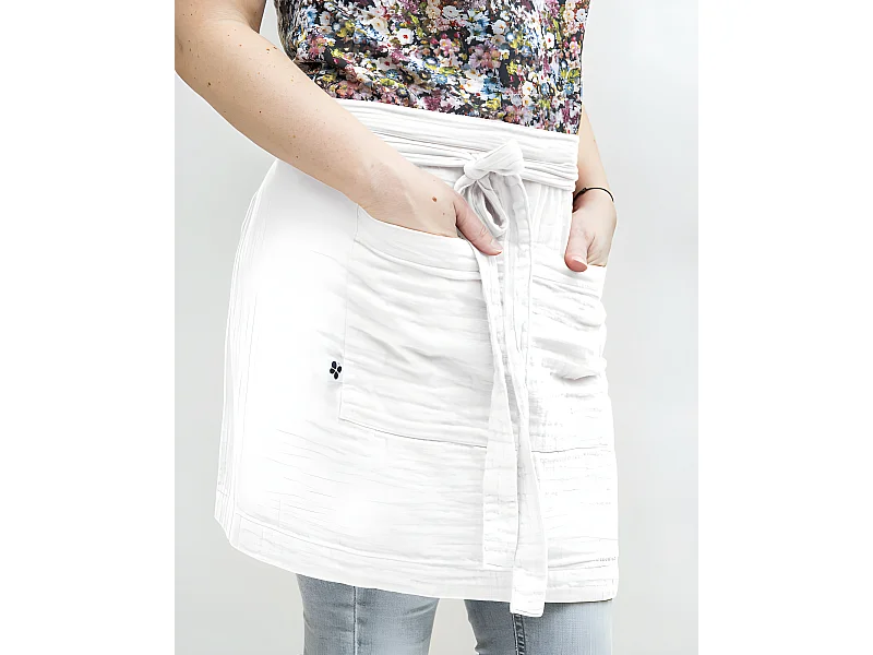 Tablier de Chef "Gaïa" 45 x 80 cm "Gaze de Coton"