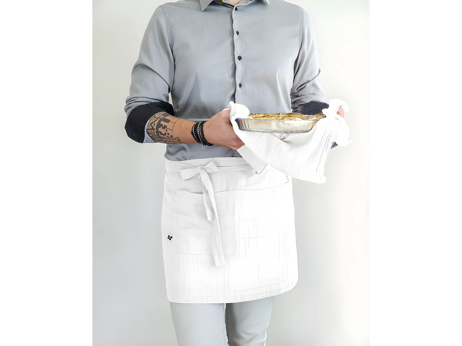 Tablier de Chef "Gaïa" 45 x 80 cm "Gaze de Coton"