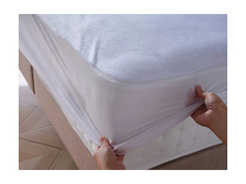 SWEET NIGHT Protège Matelas 90x190 Cm - Alèse Imperméable Et Anti Acariens | 100% Coton, Silencieux Et Respirant