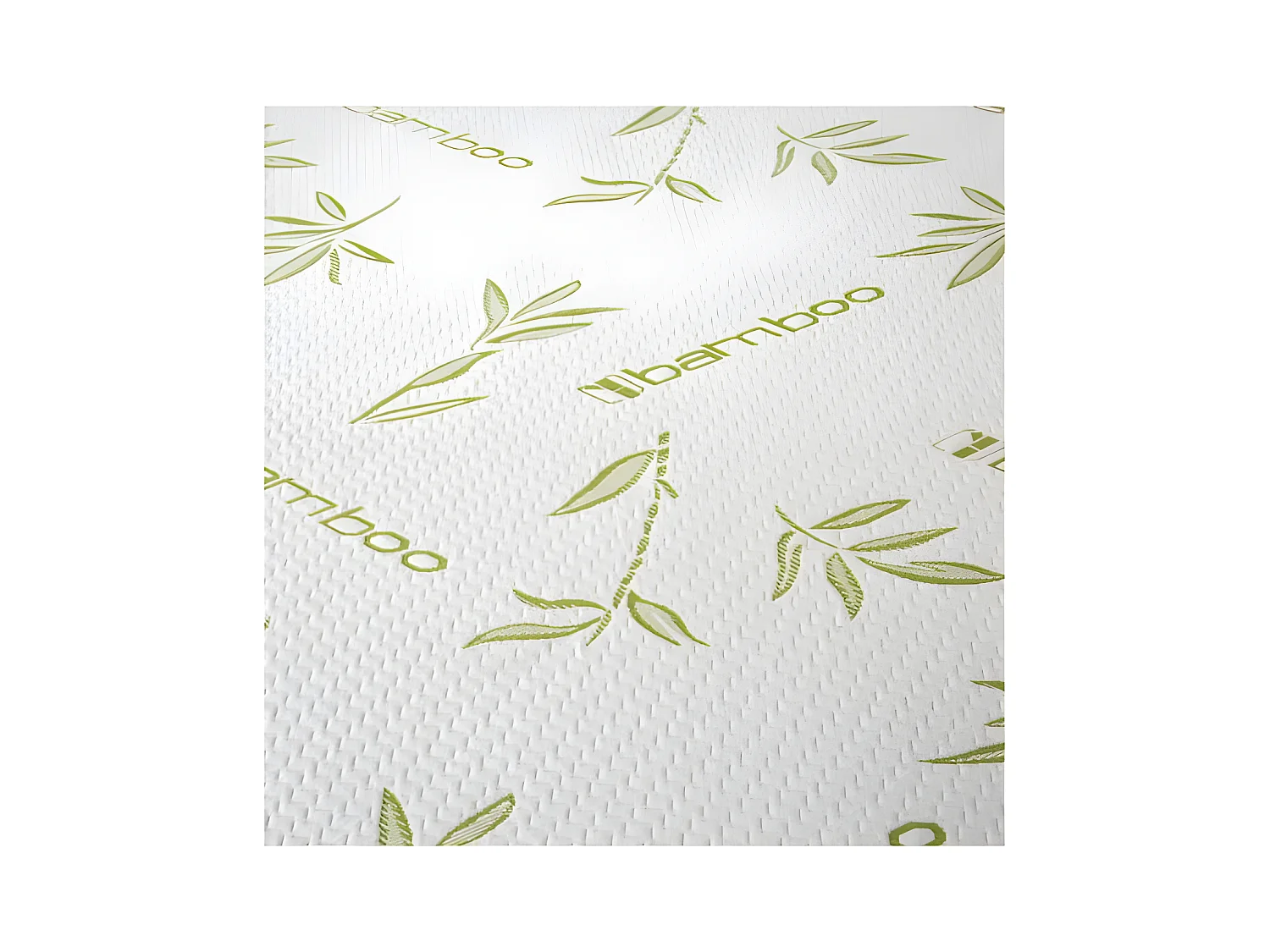 Protège matelas "Bambou" imperméable 80 x 200 cm bonnet 35 cm pour lits jumeaux