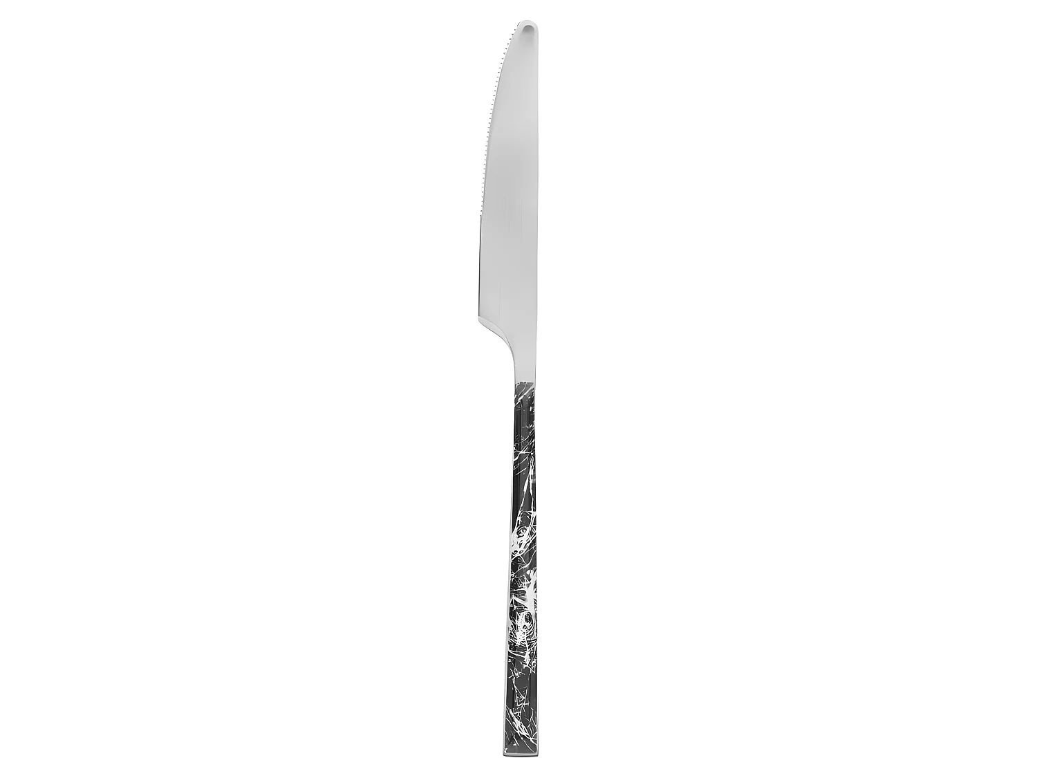 Ménagère 24 pièces "Marbré" Secret de gourmet - Couleur: Noir