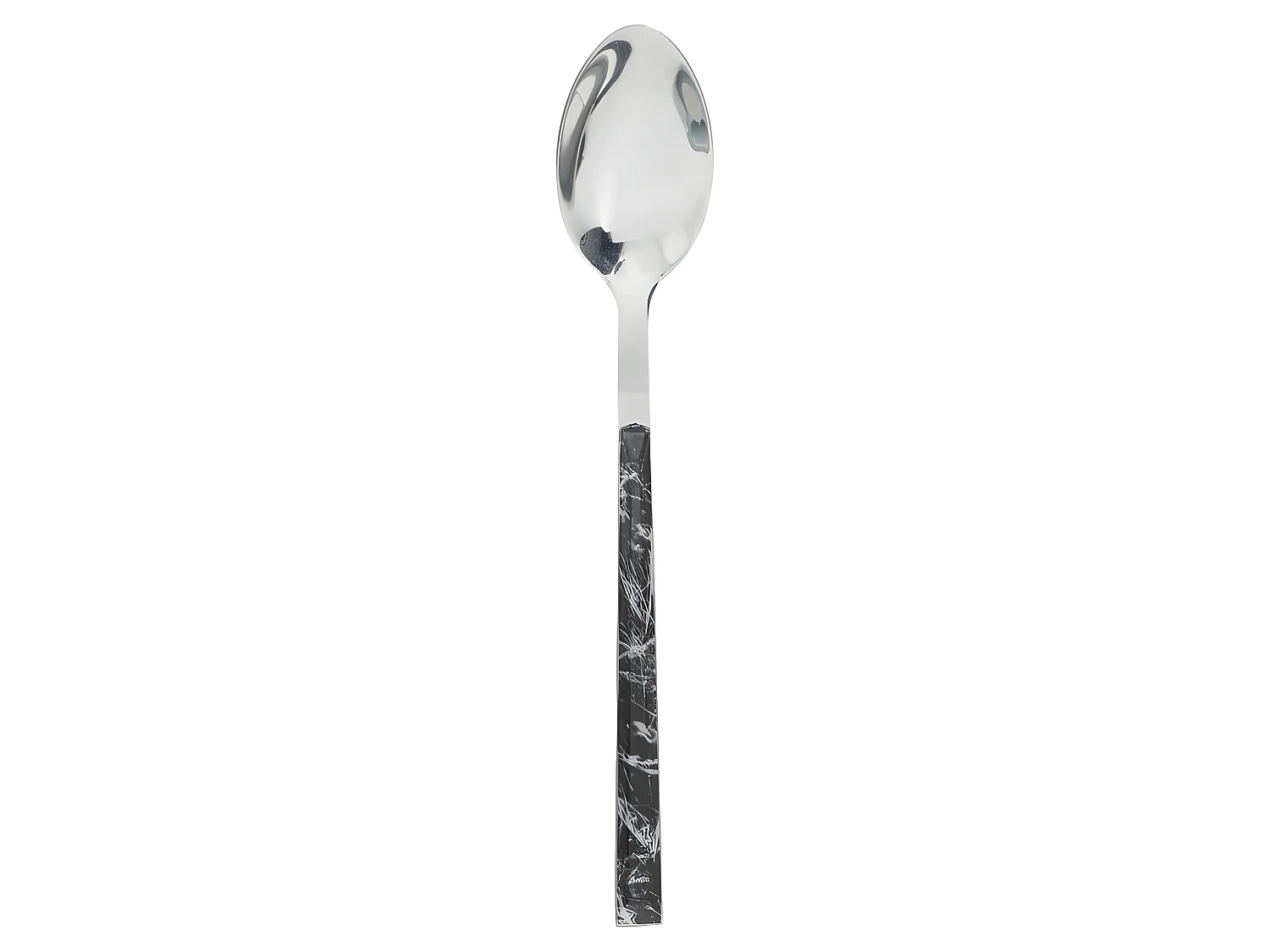 Ménagère 24 pièces "Marbré" Secret de gourmet - Couleur: Noir