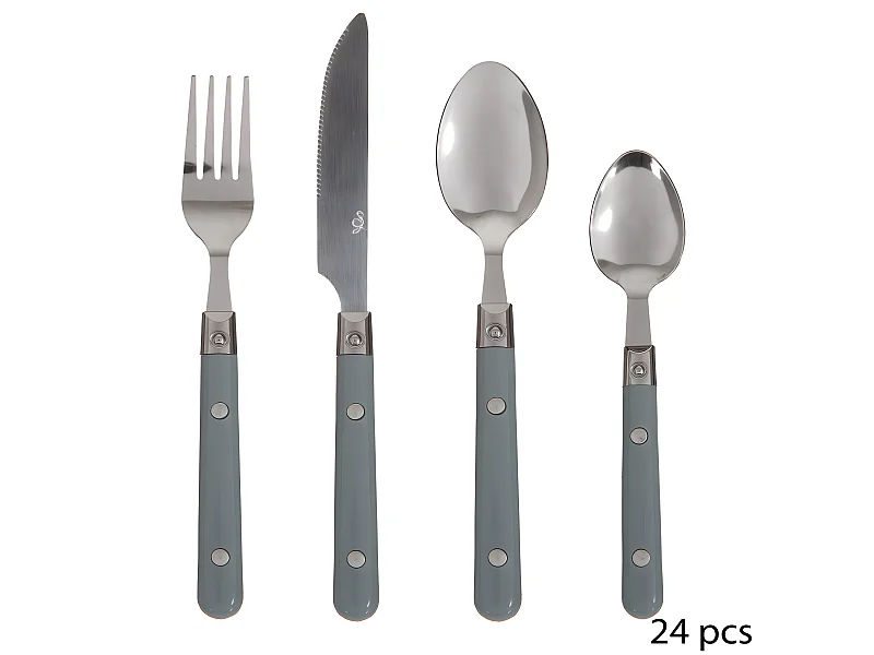 Ménagère 24 pièces "Jasmin" Secret de gourmet