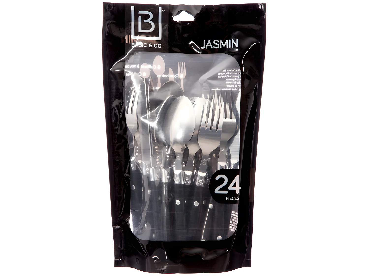 Ménagère 24 pièces "Jasmin" Secret de gourmet