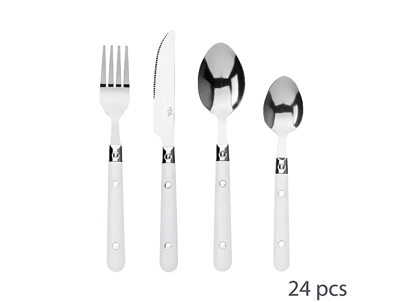 Ménagère 24 pièces "Jasmin" Secret de gourmet