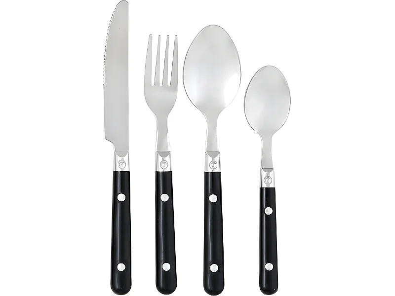 Ménagère 24 pièces "bistrot" Secret de gourmet