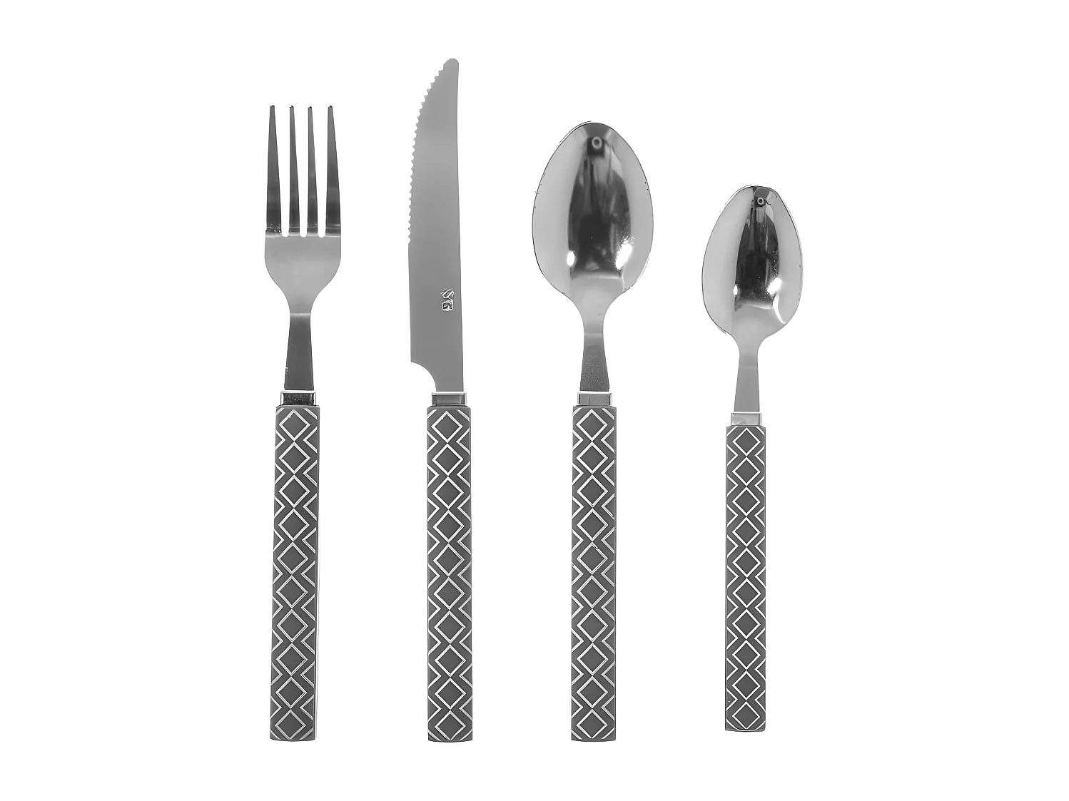 Ménagère 24 pièces "Géo" + Rangement de couverts Secret de gourmet