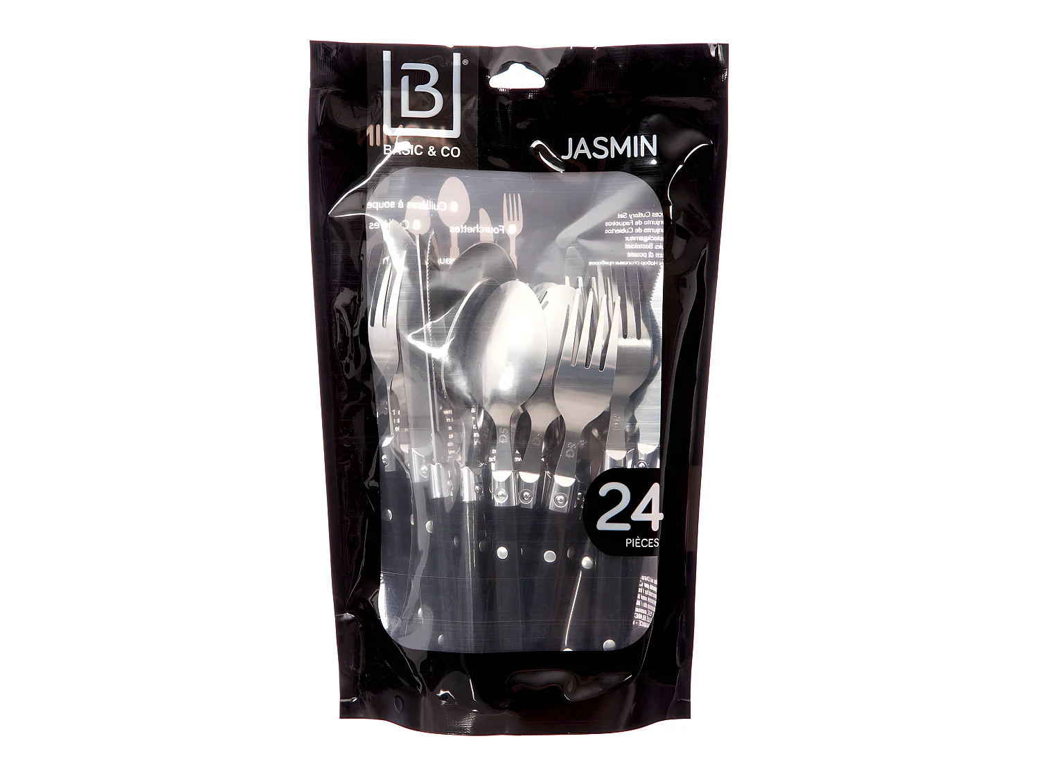 Ménagère 24 pièces "Jasmin" Secret de gourmet