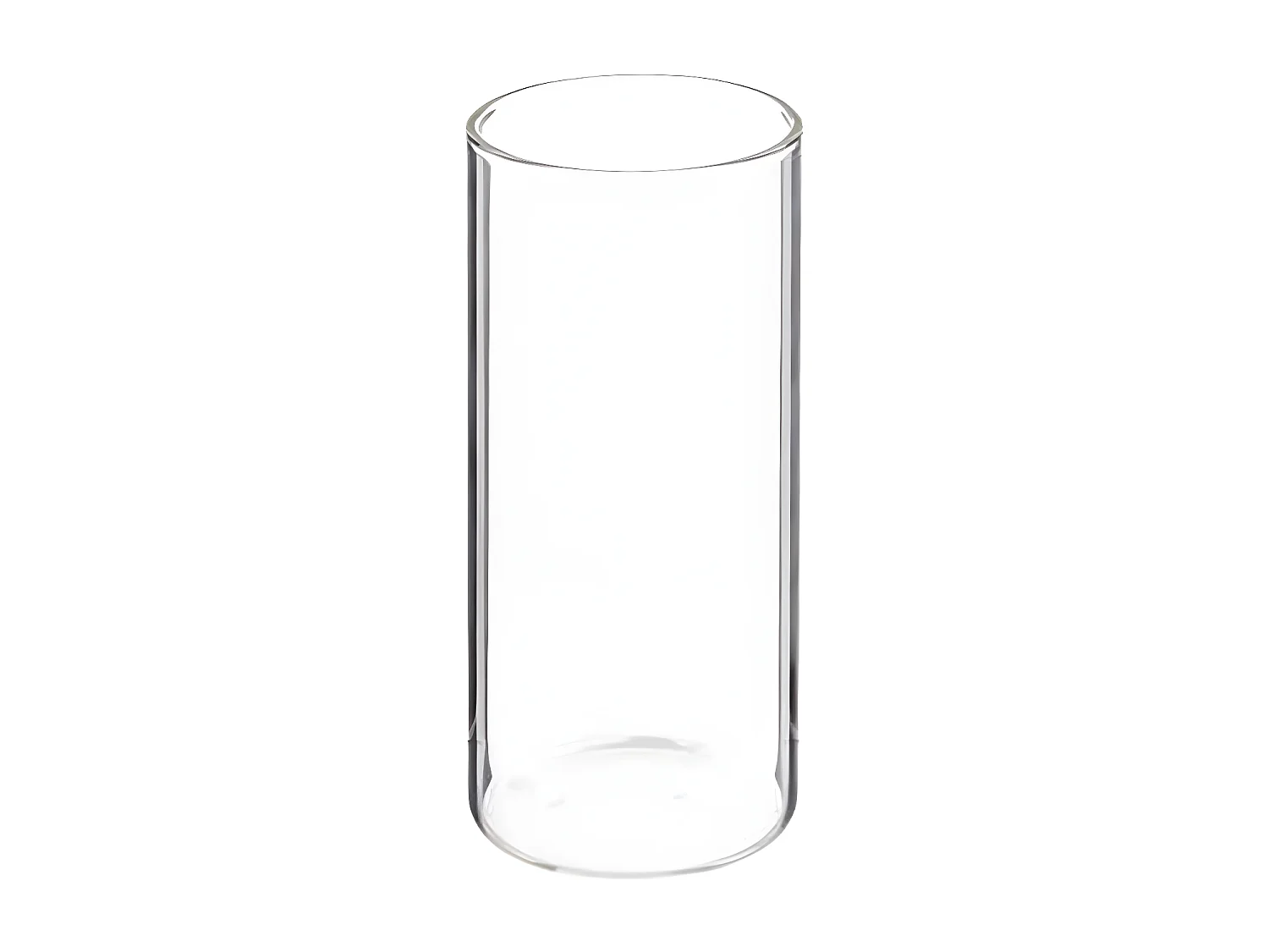 Chope & Paille en Verre "Palm" 40cl Transparent