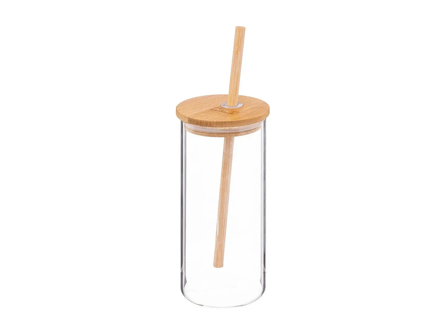 Chope & Paille en Verre "Palm" 40cl Transparent