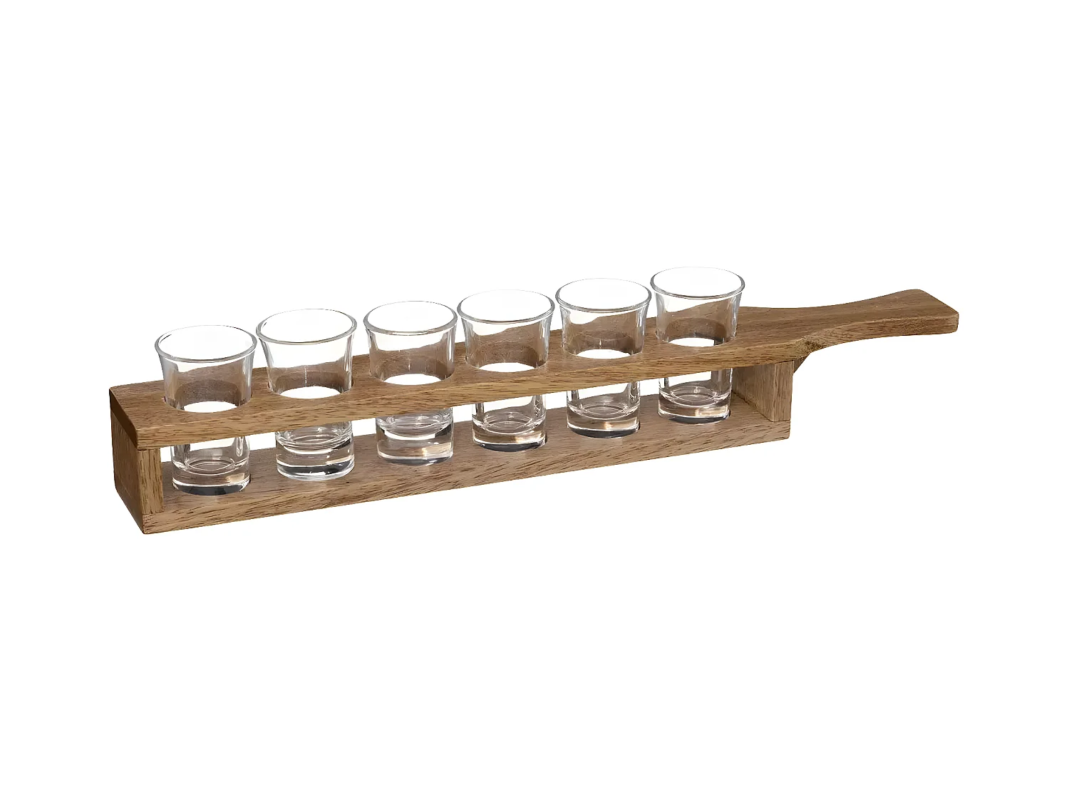 Lot de 6 Verres à Shooter & Rack "Victor" 24cl Naturel