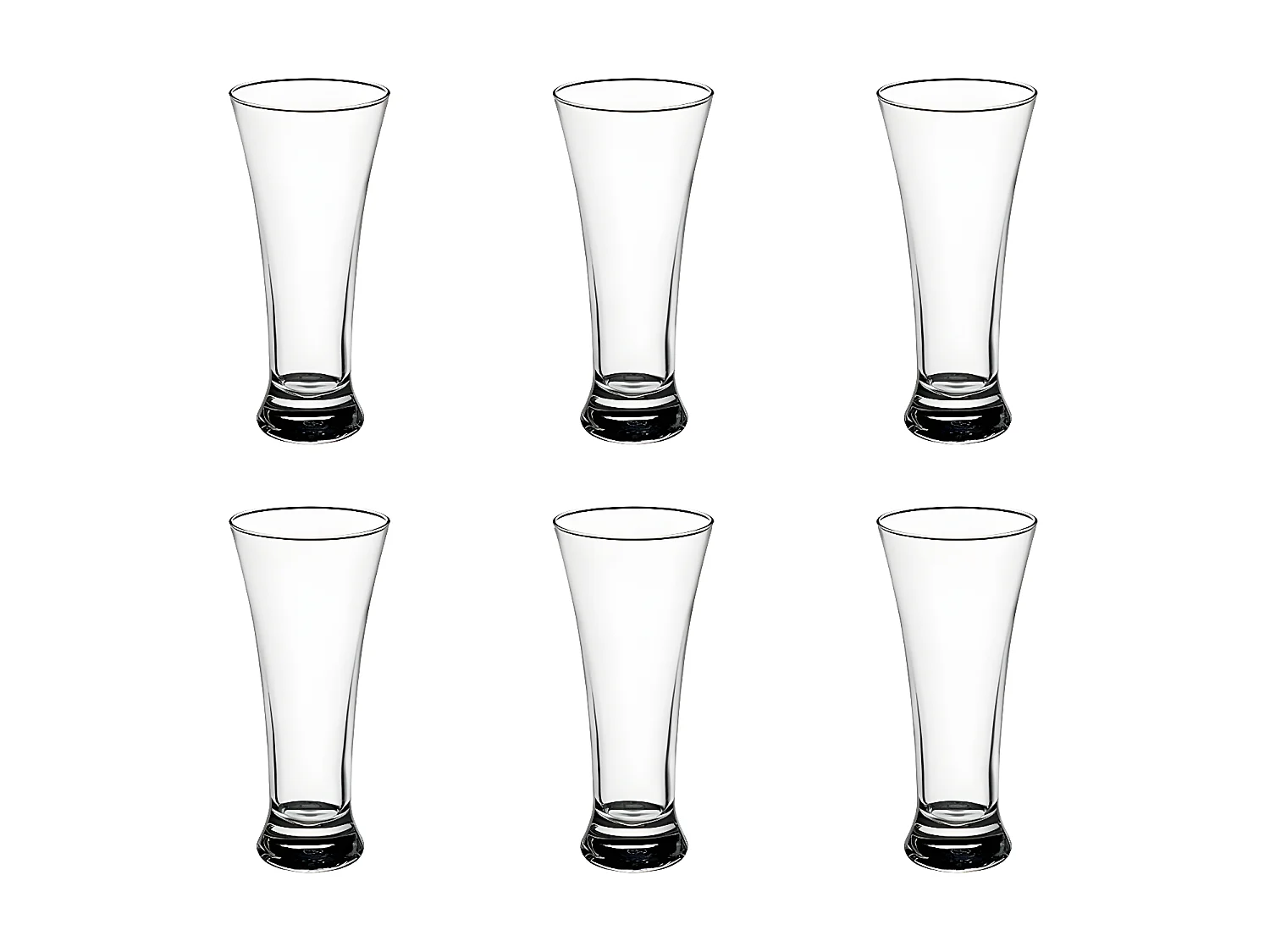 Lot de 6 Verres à Bière "Pub" 32cl Transparent