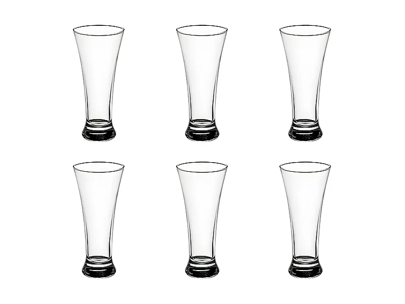 Lot de 6 Verres à Bière "Pub" 32cl Transparent