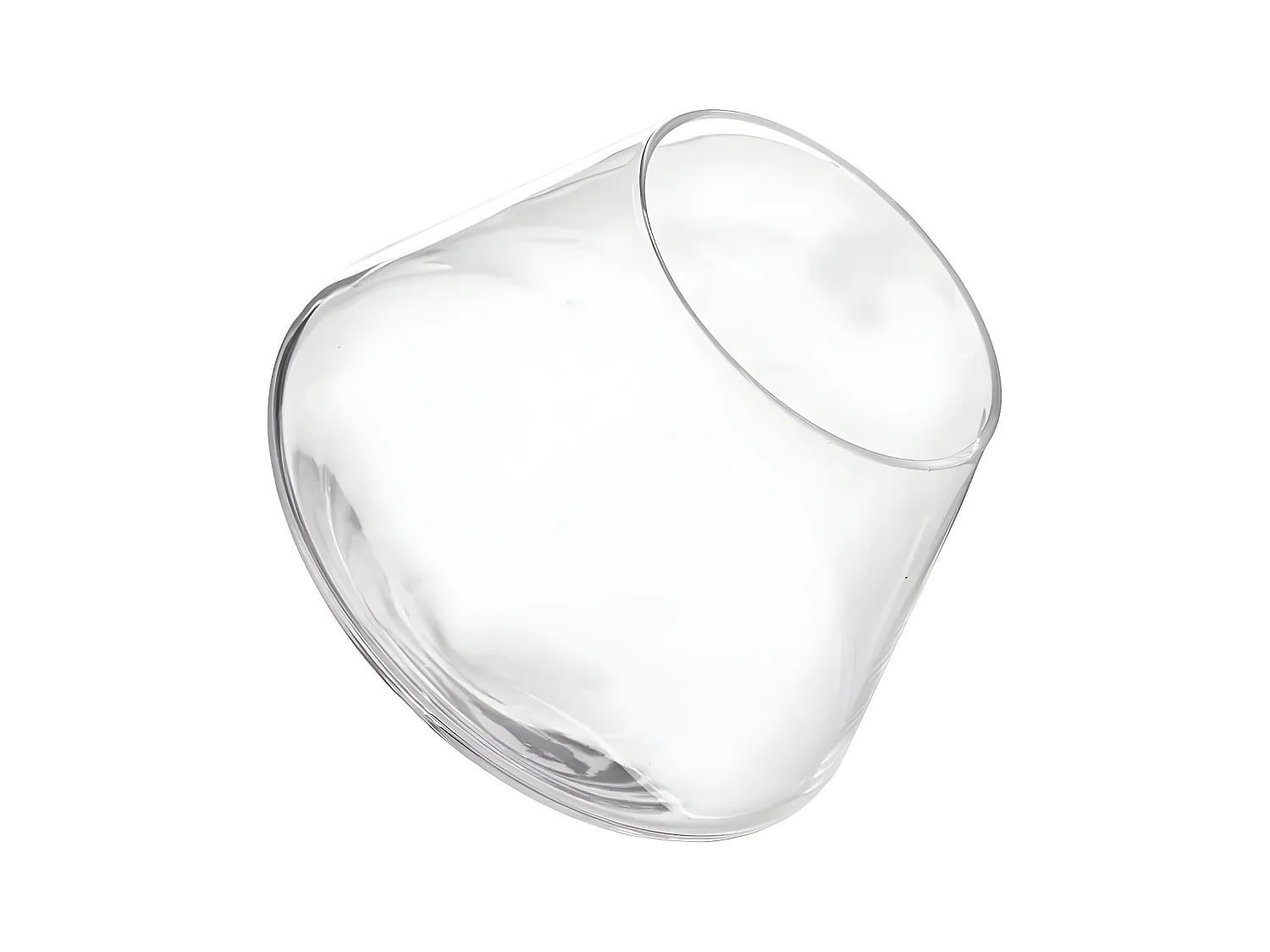 Lot de 2 Verres à Whisky "Pierres" 30cl Transparent