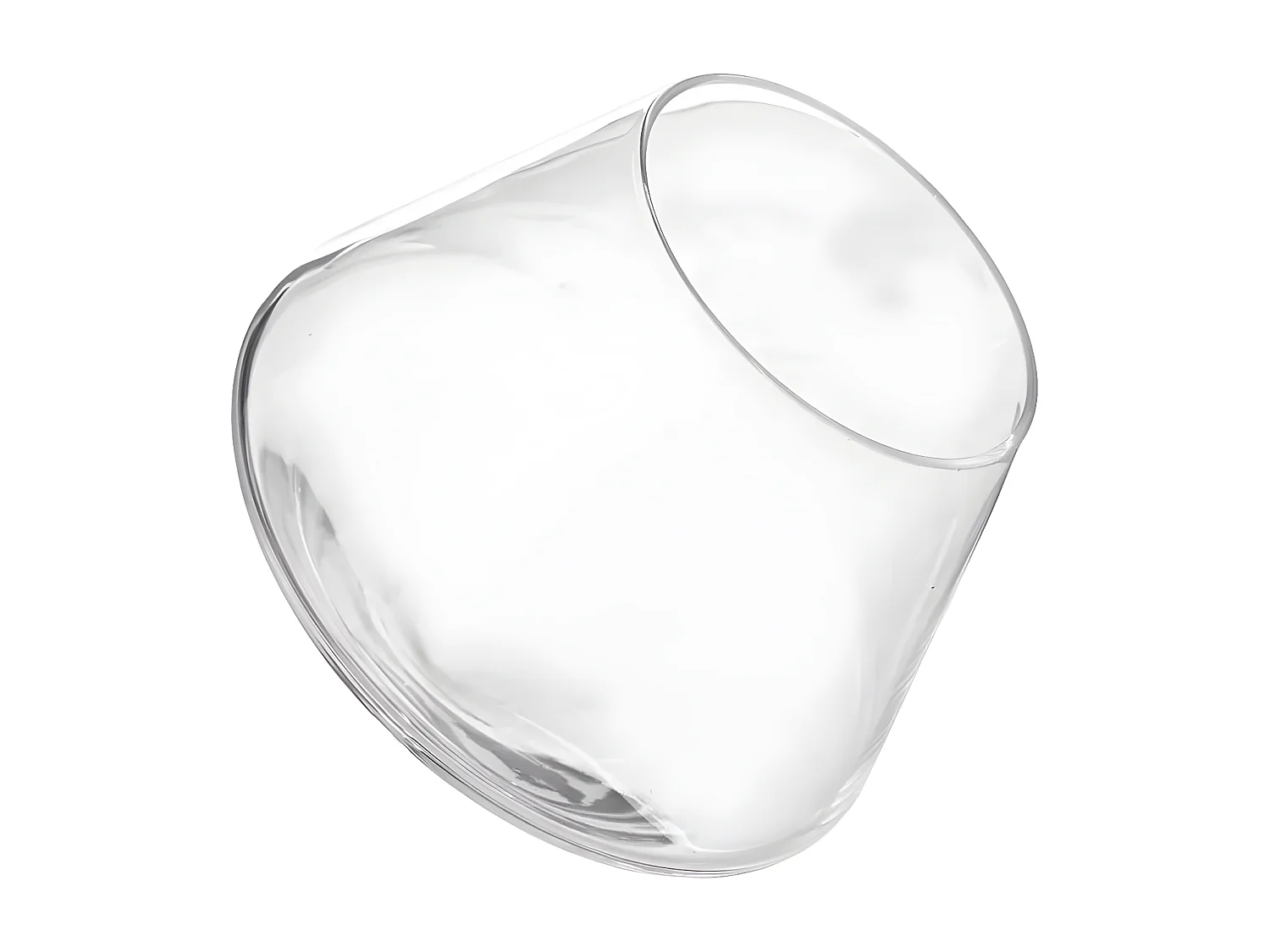 Lot de 2 Verres à Whisky "Pierres" 30cl Transparent