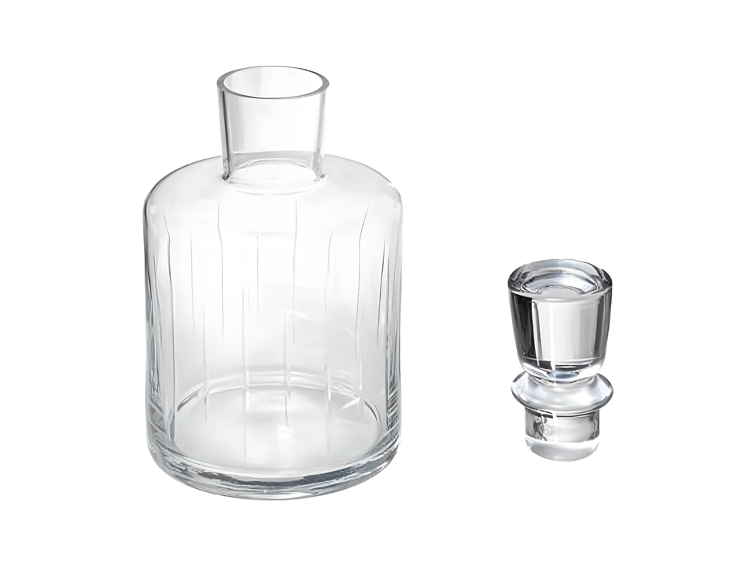 Coffret Whisky 5 Pièces "Petit Salon" 22cm Transparent