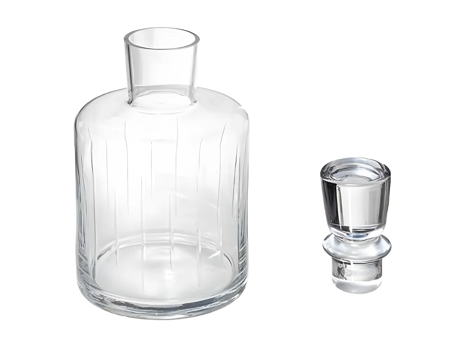 Coffret Whisky 5 Pièces "Petit Salon" 22cm Transparent