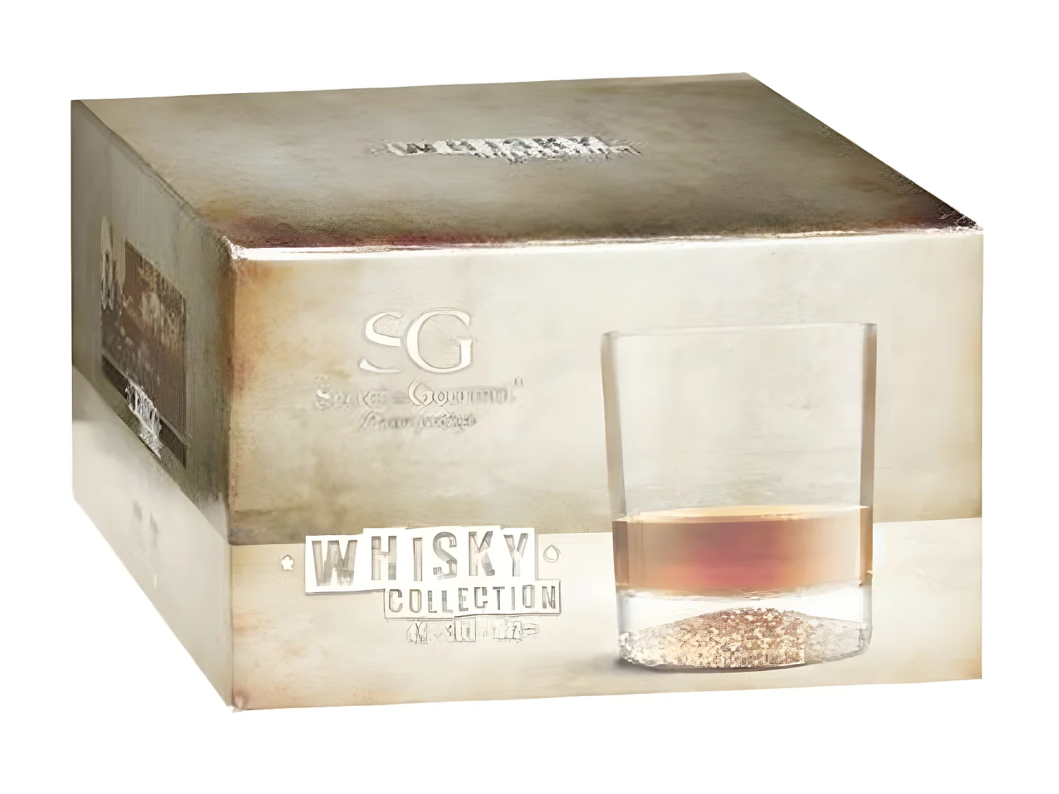Lot de 4 Verres à Whisky "Artico" 30cl Transparent