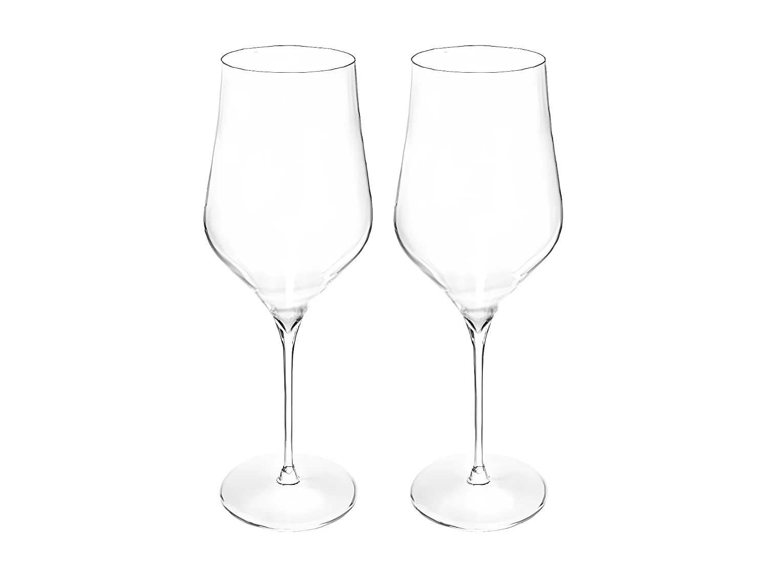 Lot de 2 Verres à Dégustation "Rhône" 74cl Transparent