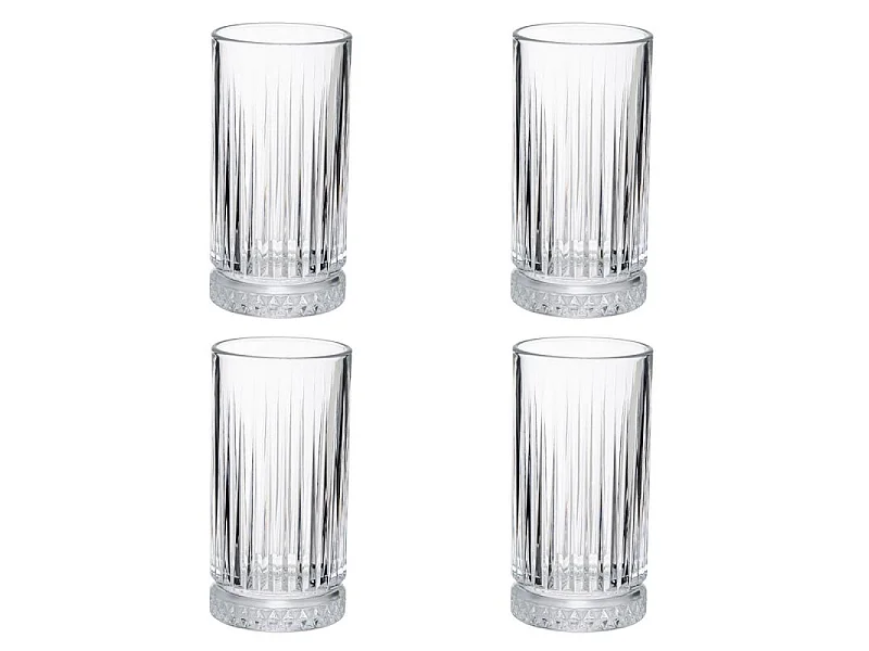 Lot de 4 Verres à Cocktails "Elysia" 35cl Transparent