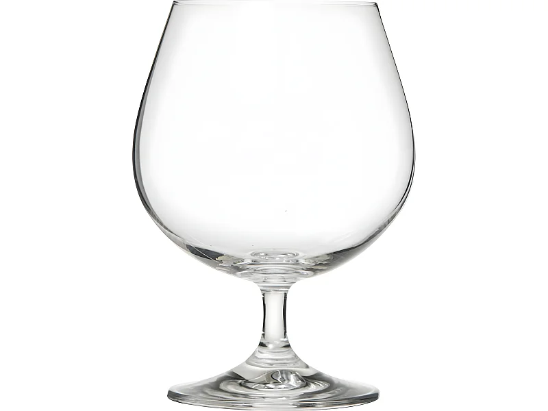 Lot de 4 Verres Design "Cognac" 40cl Transparent