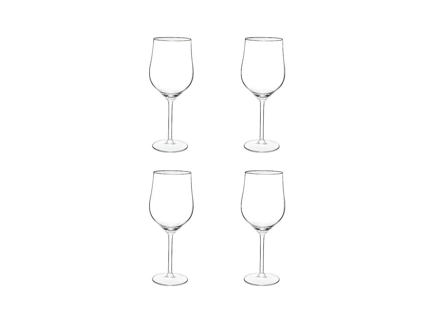 Lot de 4 Verres à Cocktails "Spritz" 62cl Transparent