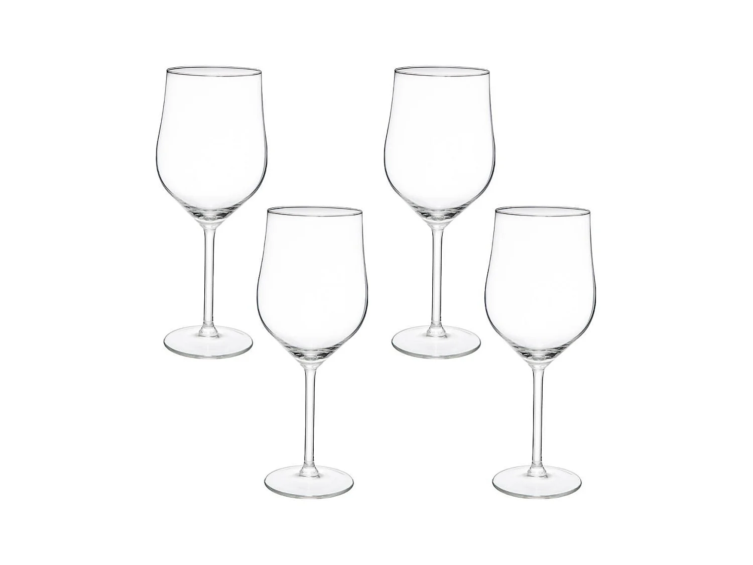Lot de 4 Verres à Cocktails "Spritz" 62cl Transparent