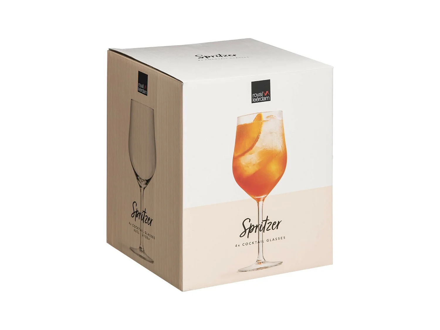 Lot de 4 Verres à Cocktails "Spritz" 62cl Transparent