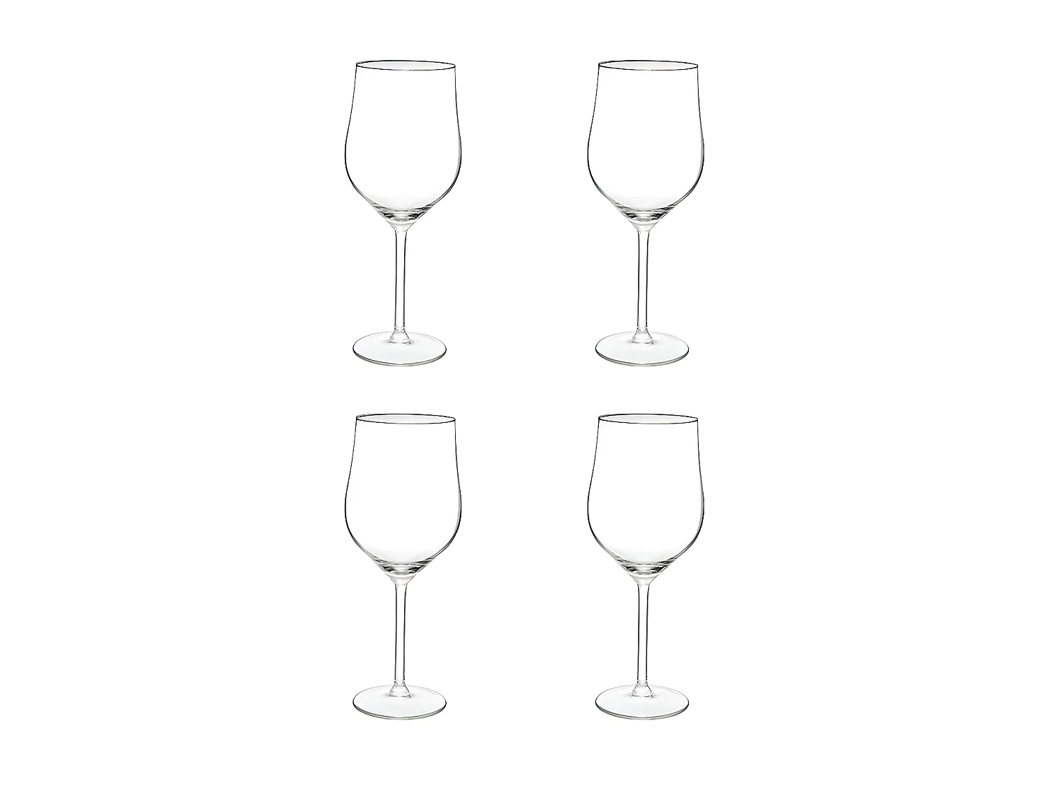 Lot de 4 Verres à Cocktails "Spritz" 62cl Transparent