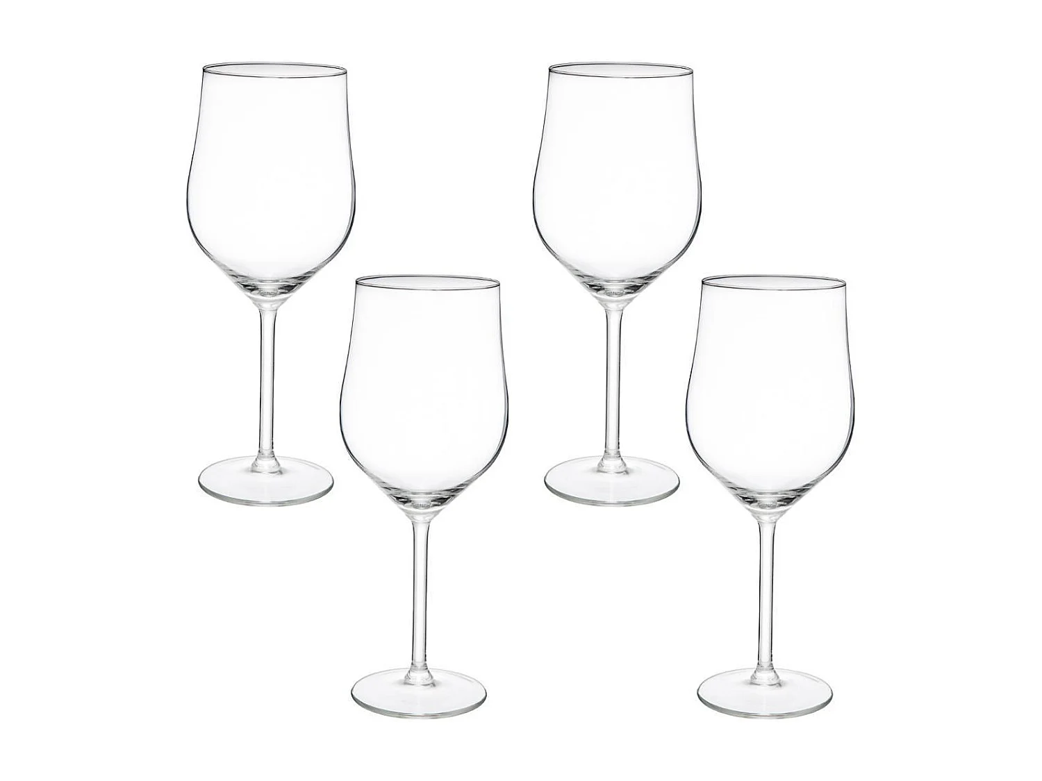 Lot de 4 Verres à Cocktails "Spritz" 62cl Transparent