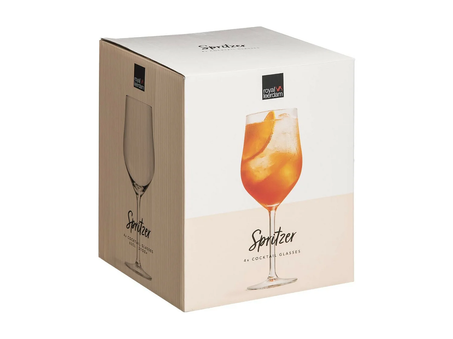 Lot de 4 Verres à Cocktails "Spritz" 62cl Transparent