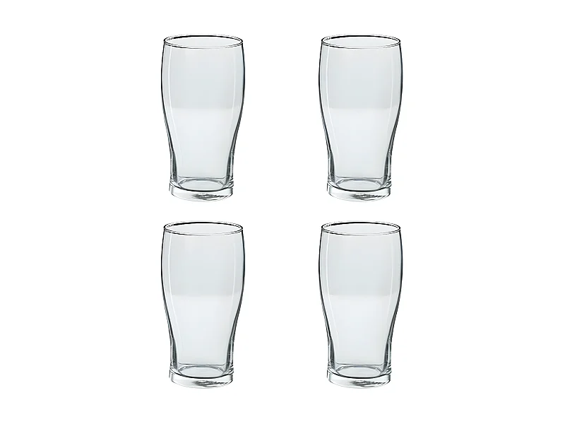 Lot de 4 Verres à Bière "Pinte" 57cl Transparent