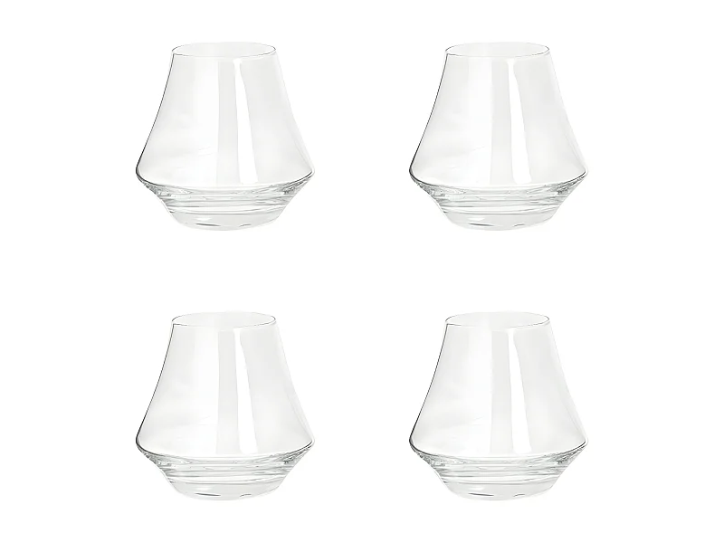 Lot de 4 Verres à Whisky "Arome" 29cl Transparent