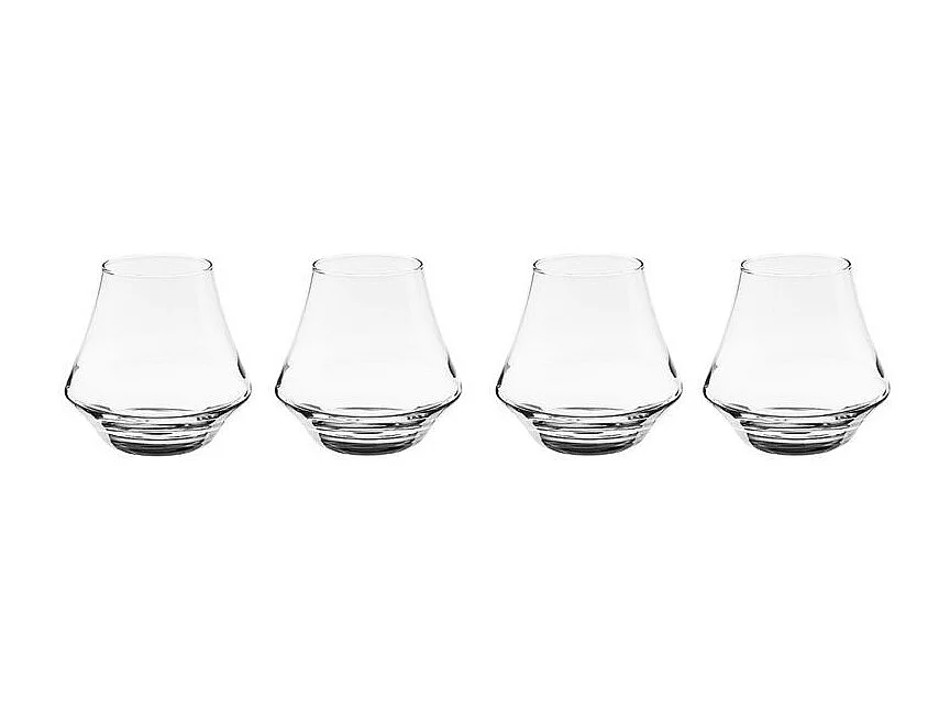 Lot de 4 Verres à Whisky "Arome" 29cl Transparent