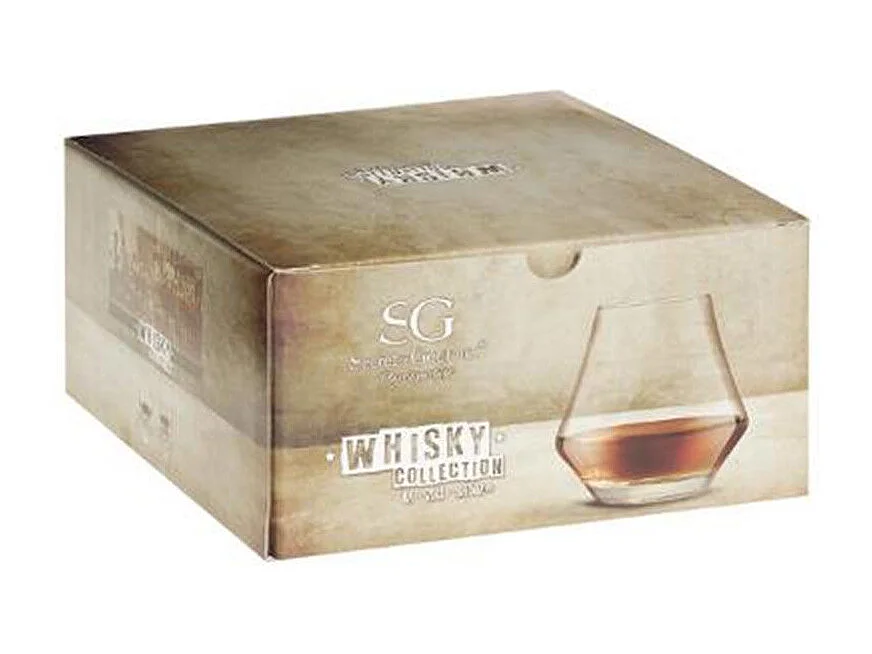 Lot de 4 Verres à Whisky "Arome" 29cl Transparent