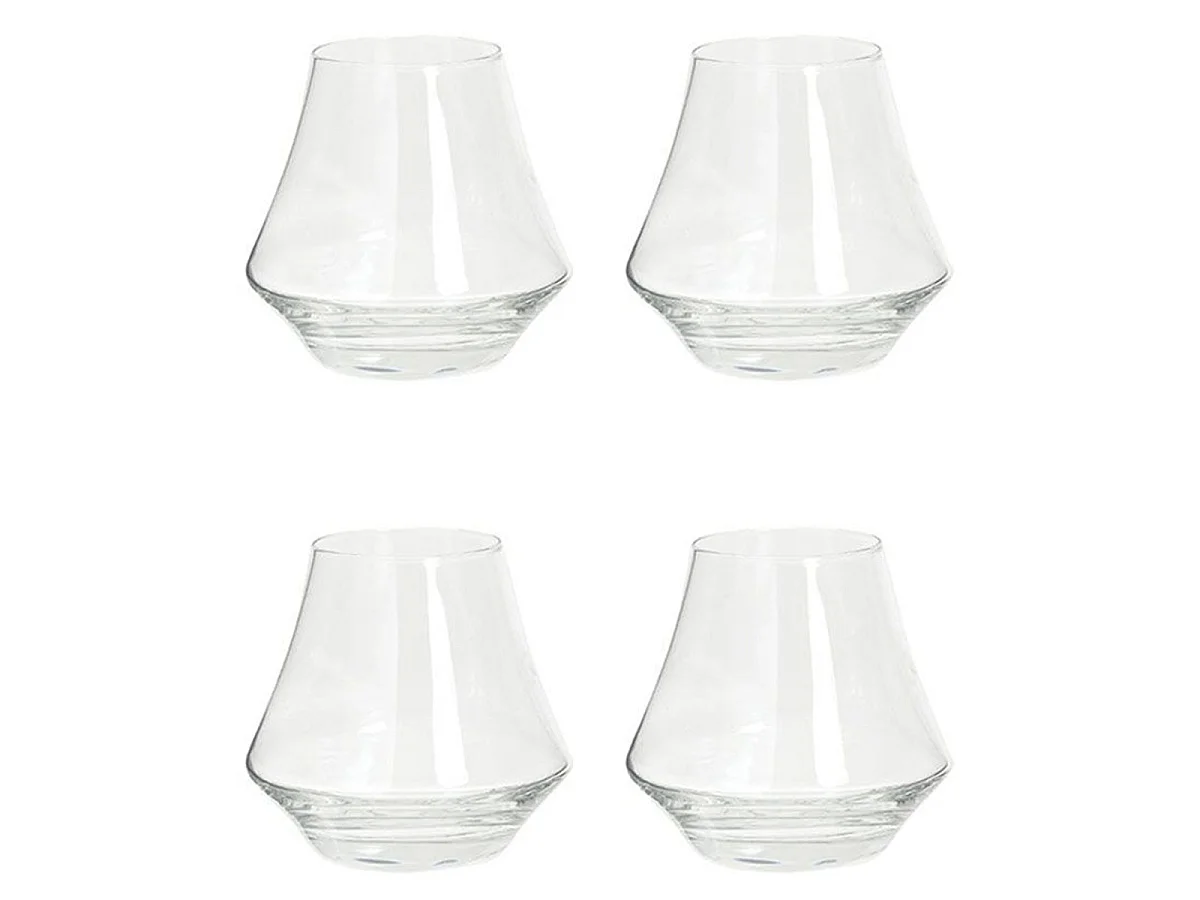 Lot de 4 Verres à Whisky "Arome" 29cl Transparent
